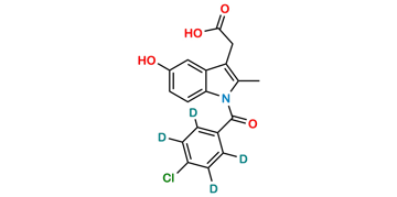 Picture of O-Desmethyl Indomethacin D4