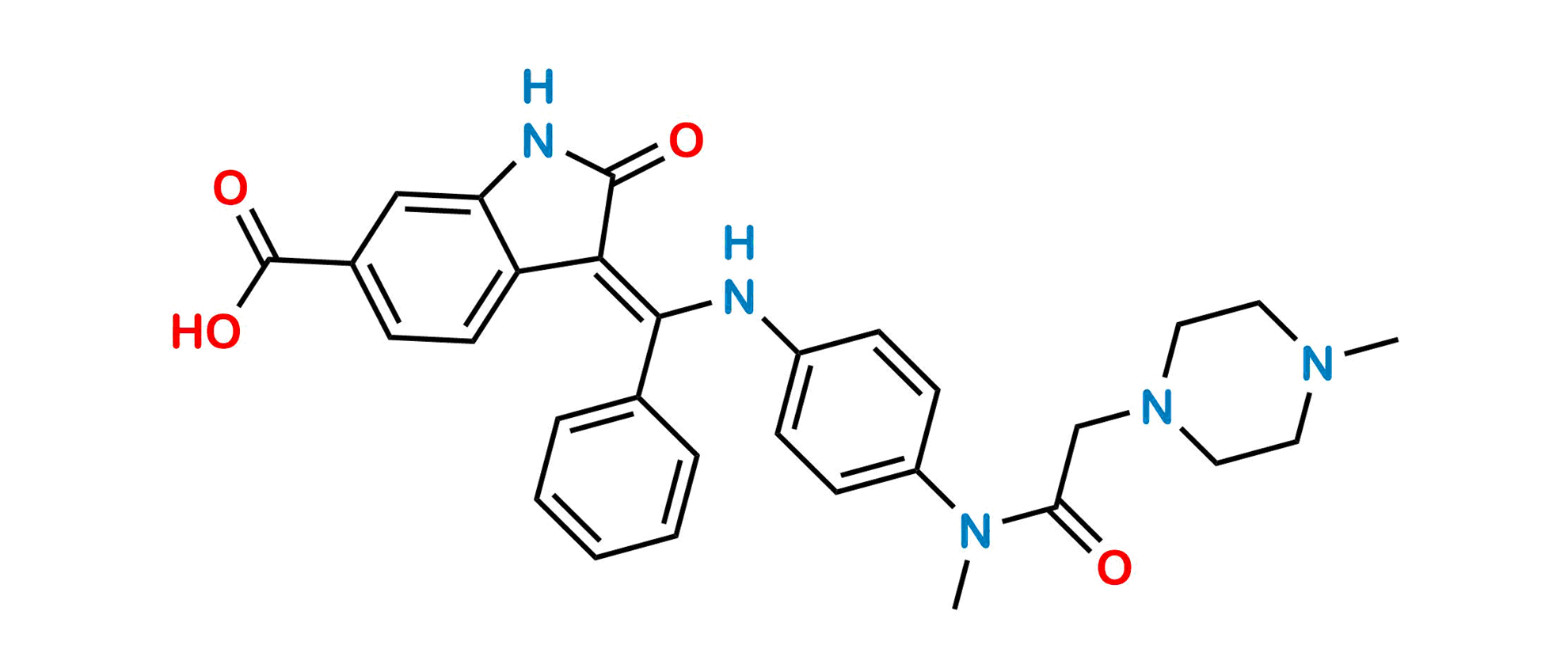 Picture of Nintedanib Carboxylic Acid