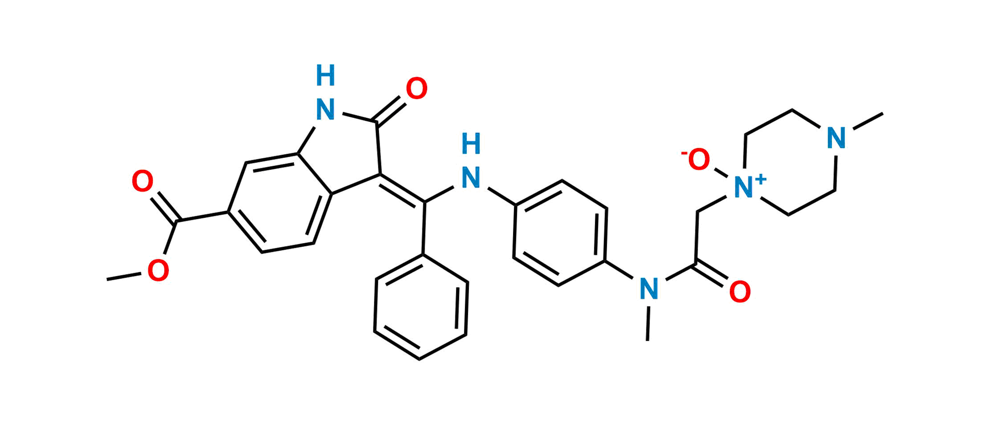 Picture of Nintedanib N-Oxide Impurity 1