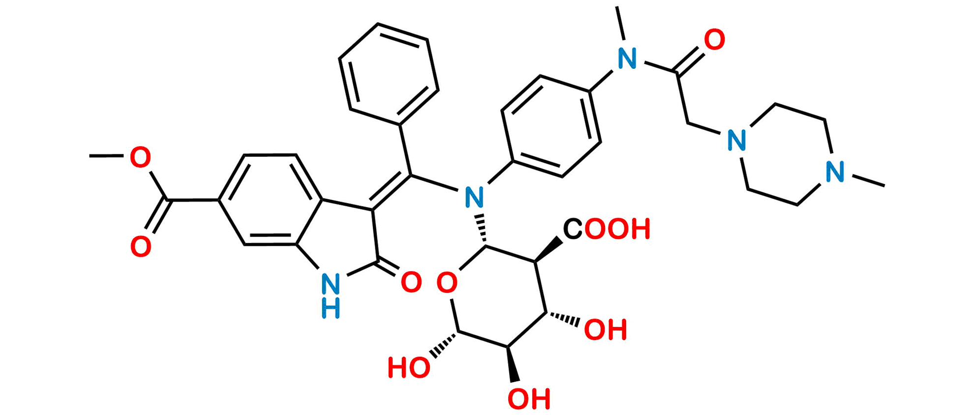 Picture of Nintedanib N-Glucuronide-1