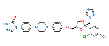 Picture of Itraconazole N-Desalkyl Impurity 