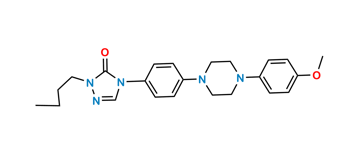 Picture of Itraconazole Methoxy Butyltriazolone Impurity