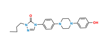 Picture of Itraconazole Hydroxy Butyltriazolone Impurity 