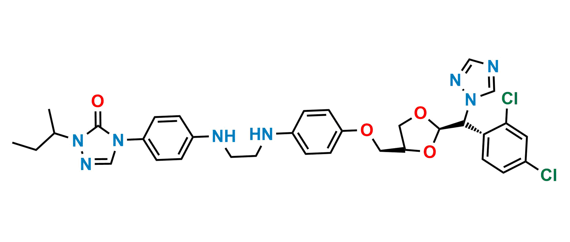 Picture of Itraconazole Impurity 2