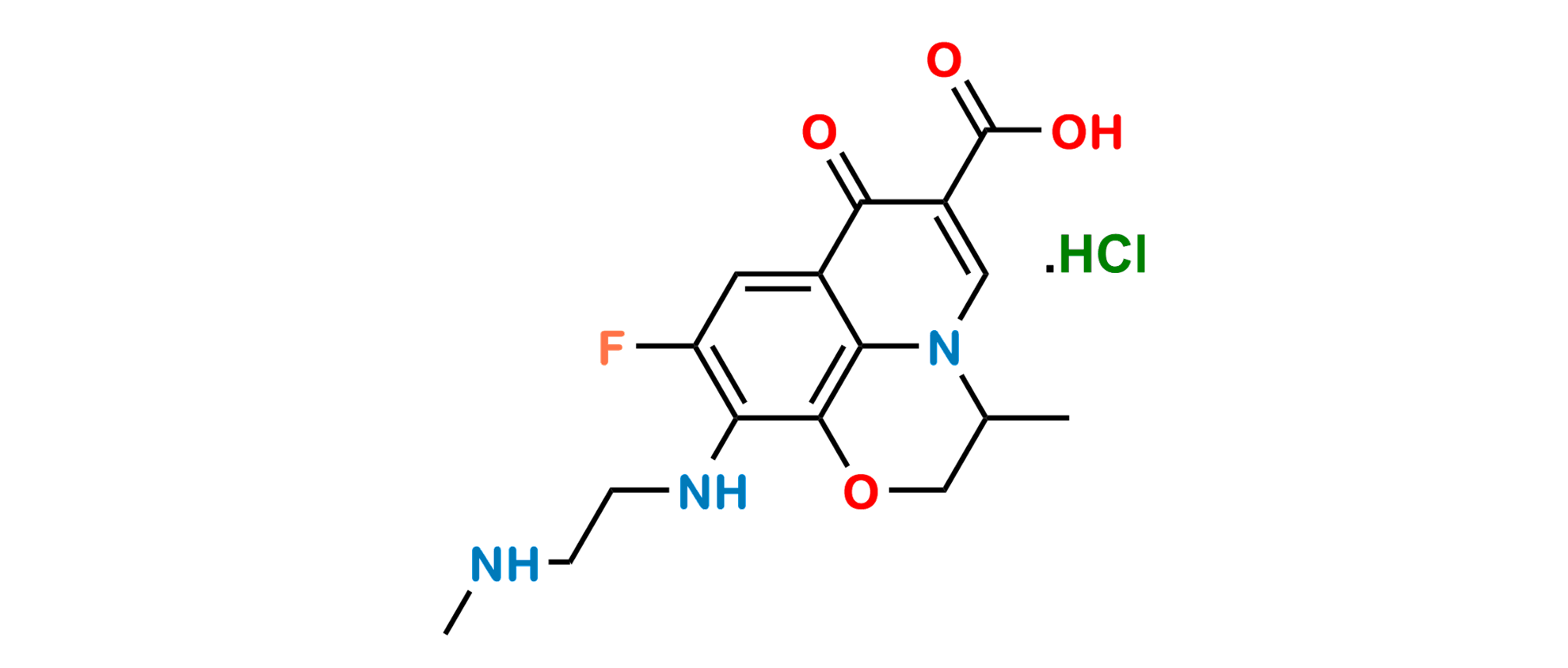 Picture of Ofloxacin Desethylene Impurity