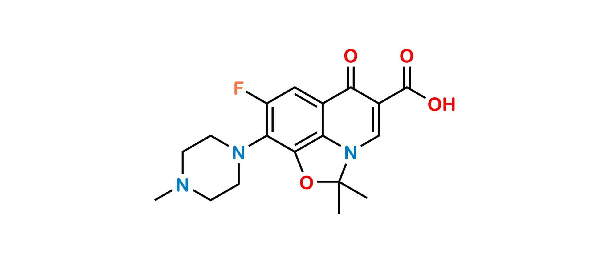 Picture of Ofloxacin Dihydrooxazole Impurity