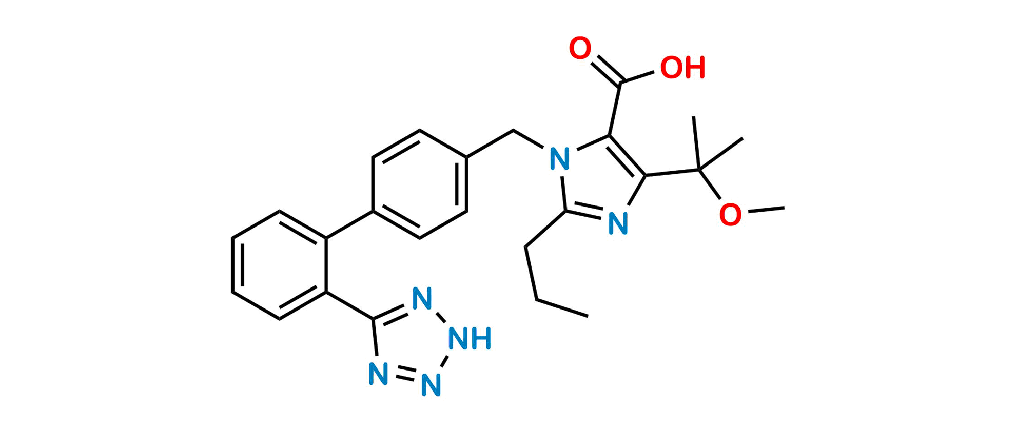 Picture of O-Methyl Ether Olmesartan Acid