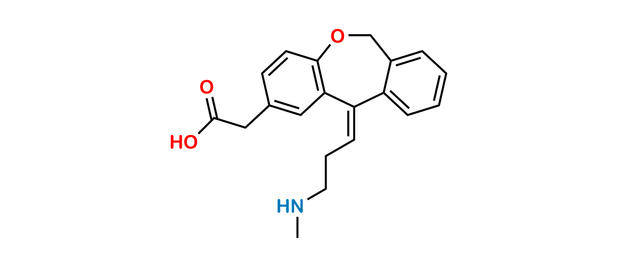 Picture of Olopatadine N-Desmethyl Impurity 