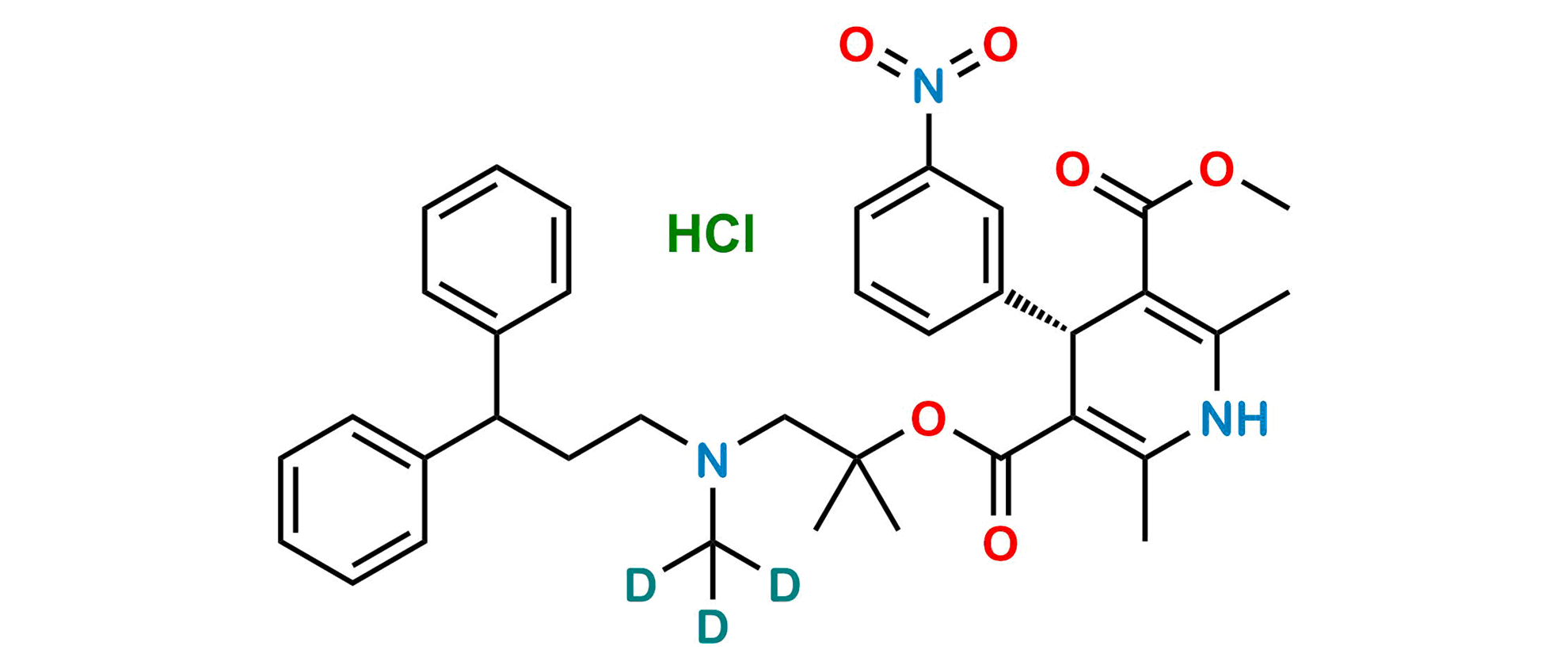 Picture of (R)-Lercanidipine-D3 Hydrochloride