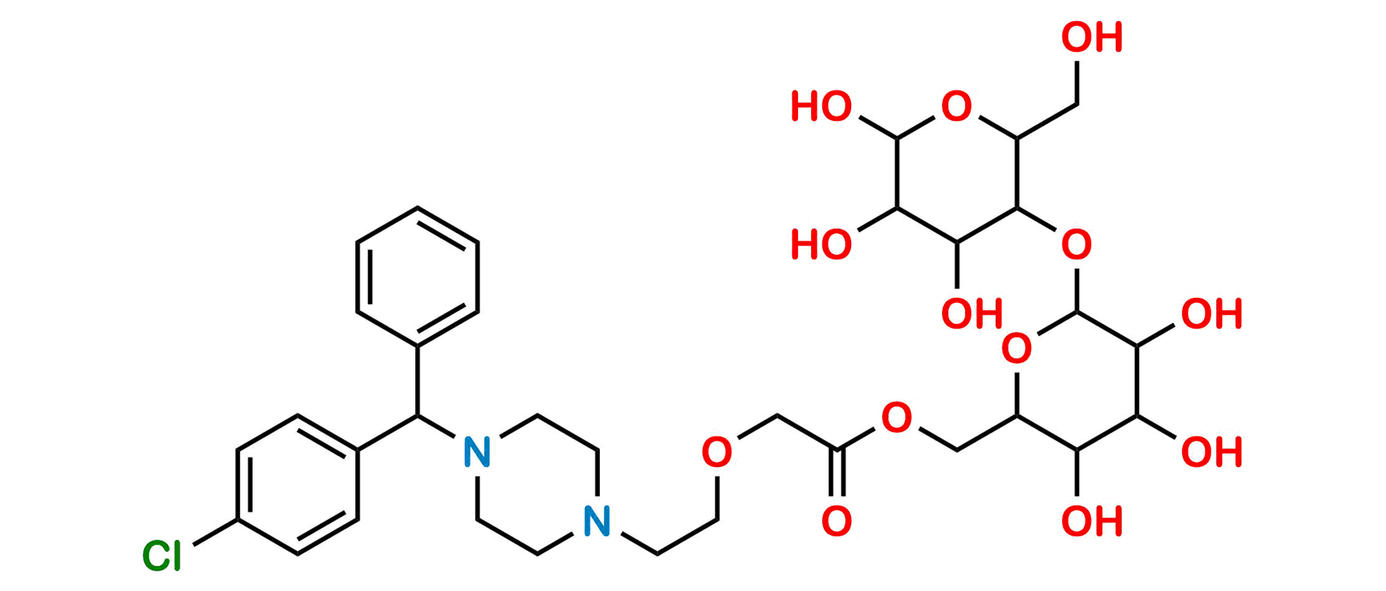 Picture of Levocetirizine Lactose Ester (mixture of diastereomer)