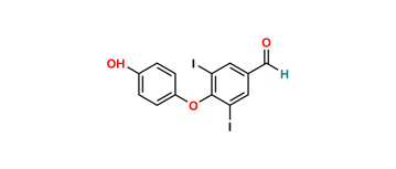 Picture of Levothyroxine Hydroxyphenoxy Aldehyde Impurity