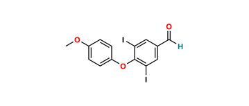 Picture of Levothyroxine Methoxyphenoxy Aldehyde Impurity