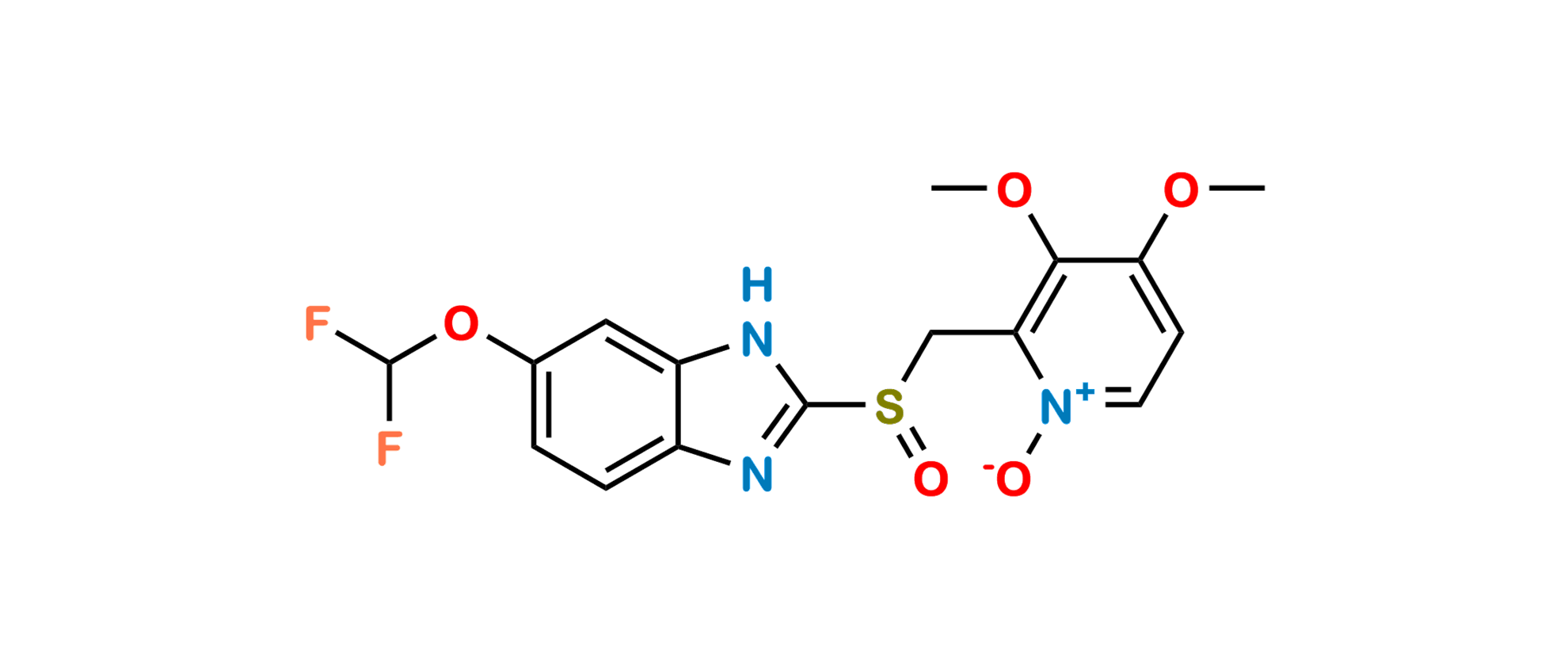 Picture of Pantoprazole N-Oxide 