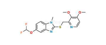 Picture of Pantoprazole Sulfide N-Methyl 5-Difluoromethoxy Analog