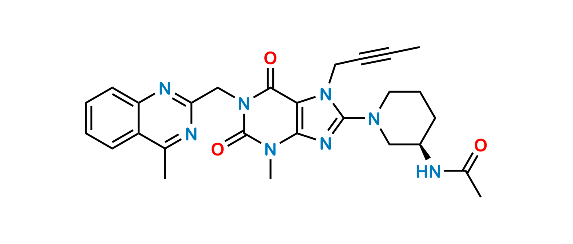 Picture of Linagliptin N-Acetyl Impurity