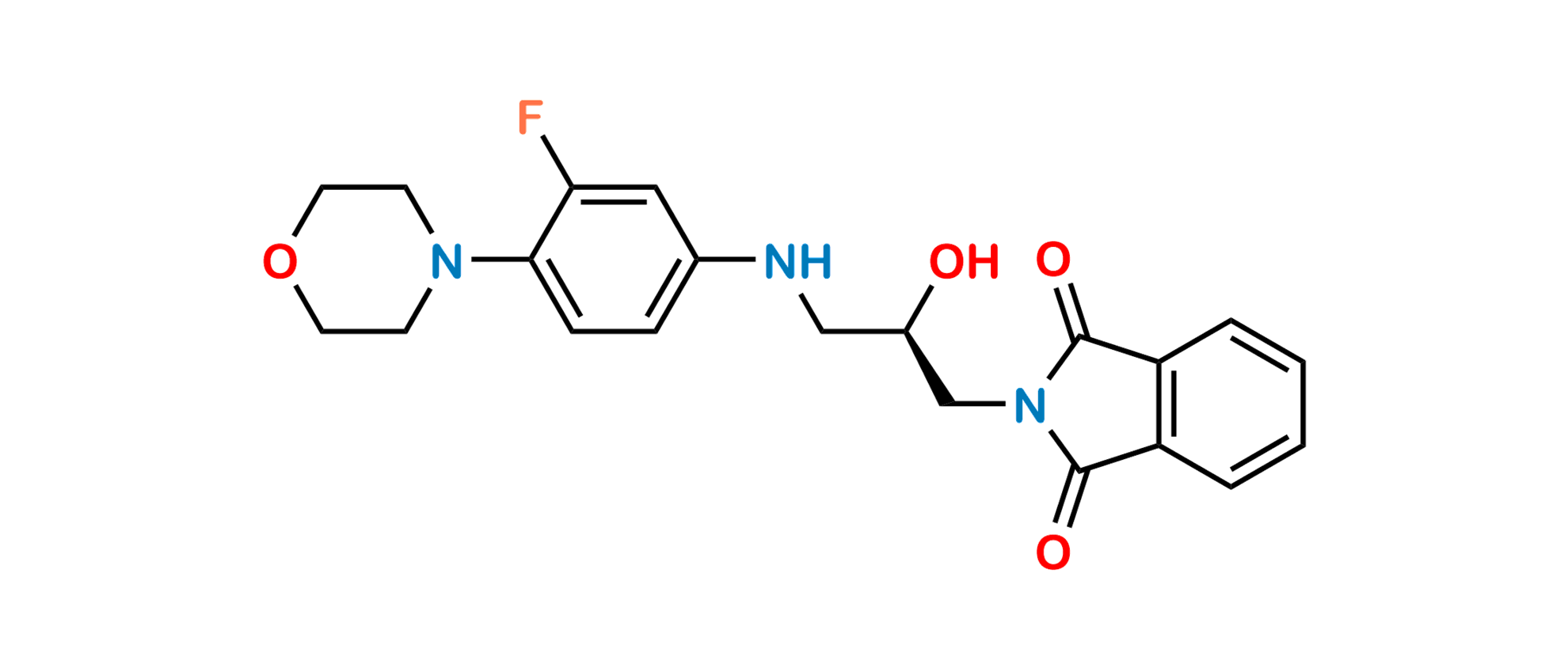 Picture of Linezolid Desacetamide Descarbonyl Phthalimide (R)-Isomer