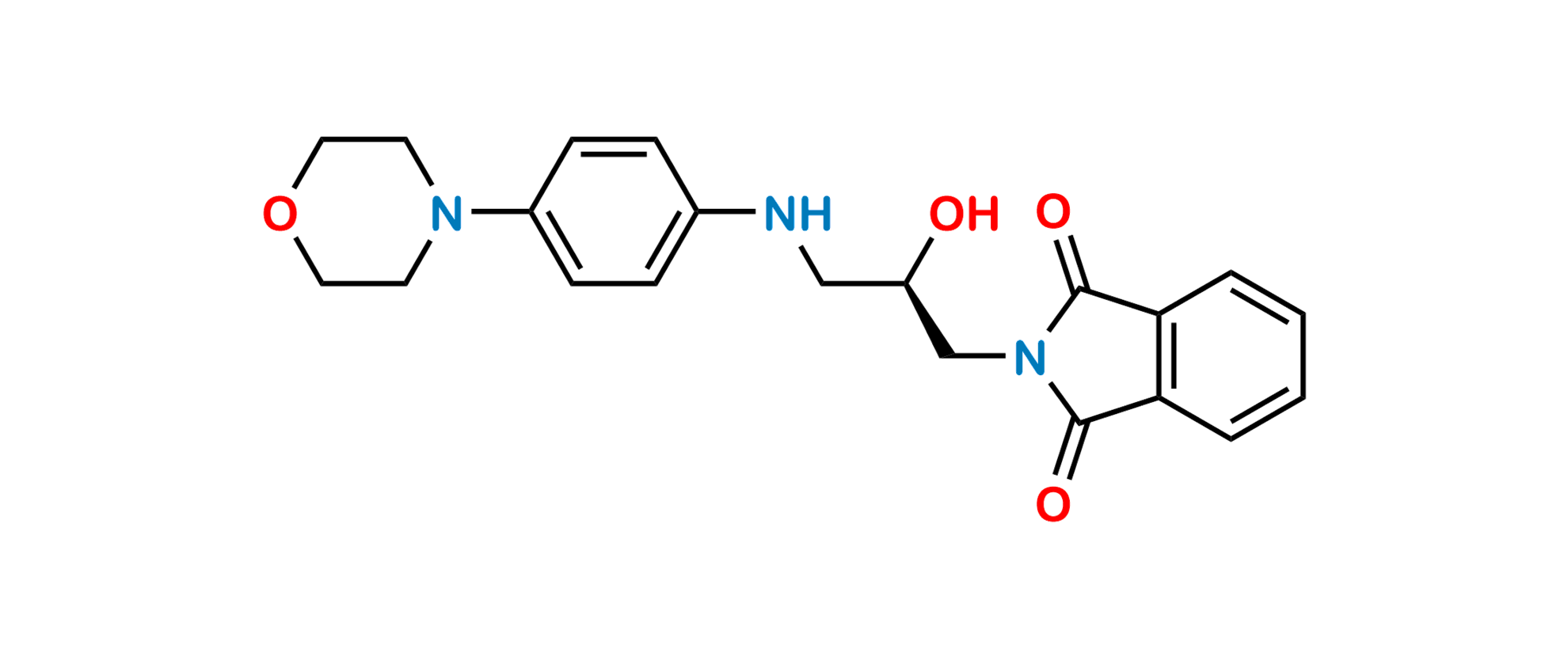 Picture of Linezolid Desacetamide Descarbonyl Phthalimide Desfluoro (R)-Isomer