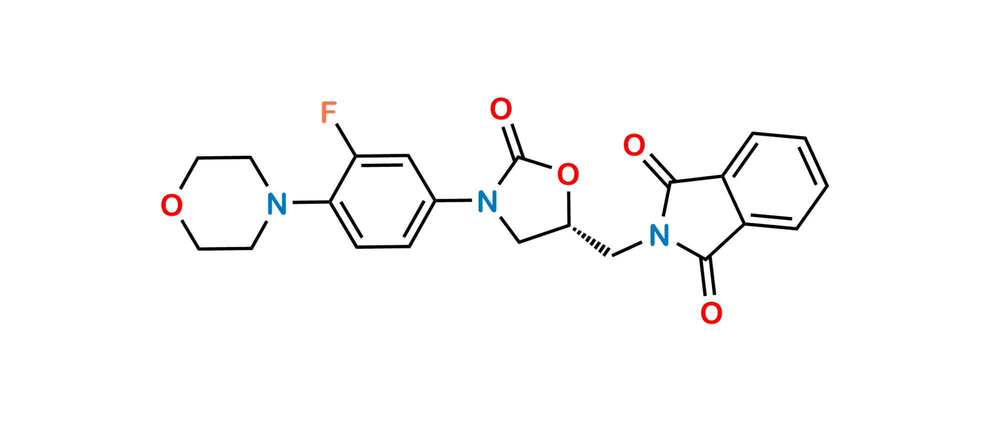 Picture of Linezolid Desacetamide Phthalimide (R)-Isomer