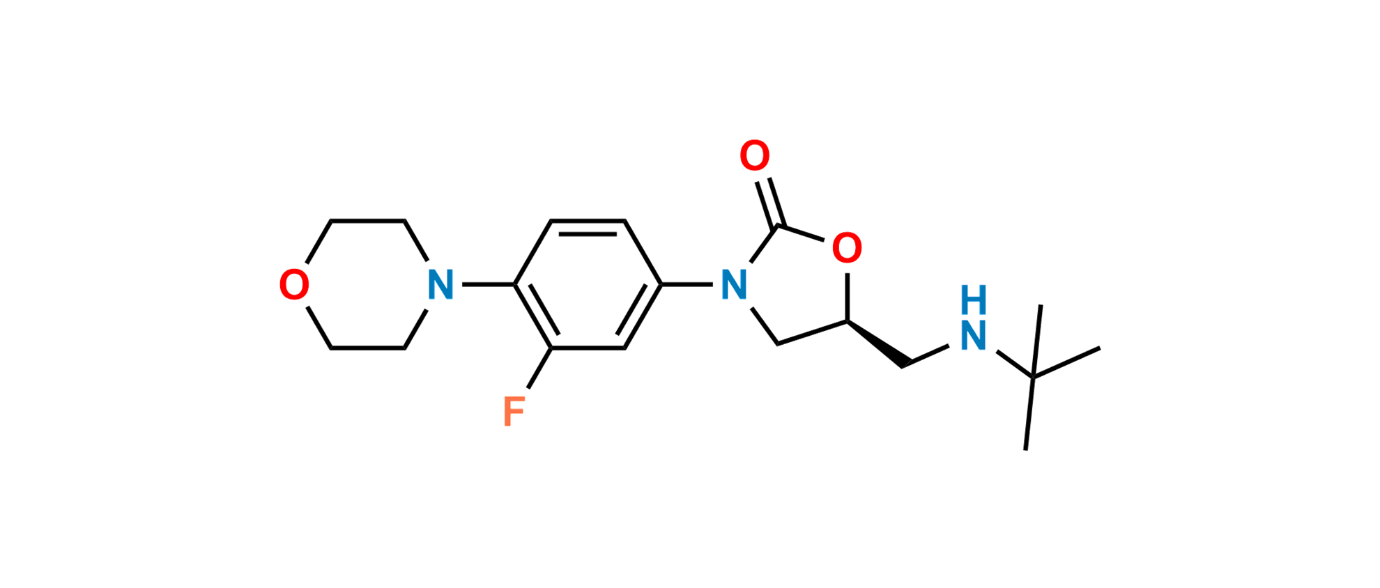 Picture of N-t-Butyl N-Deactyl Linezolid