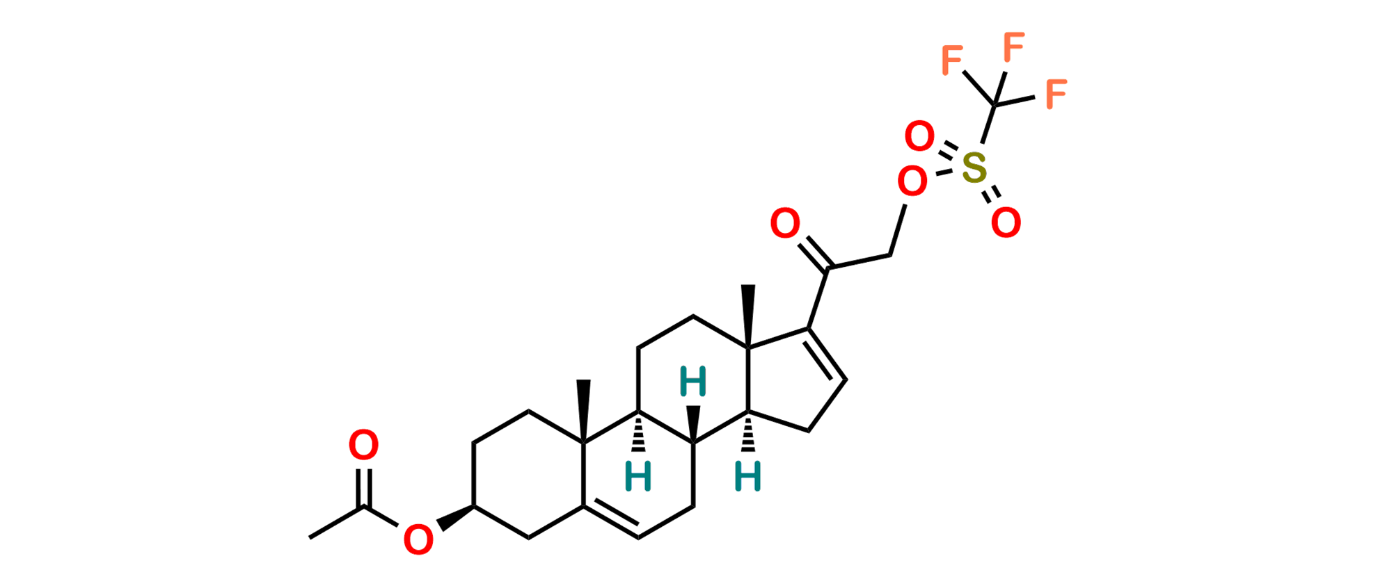 Picture of Abiraterone Pregnenolone-16-Ene Acetate 21-Triflate