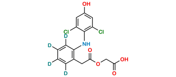 Picture of 4-Hydroxy Aceclofenac D4