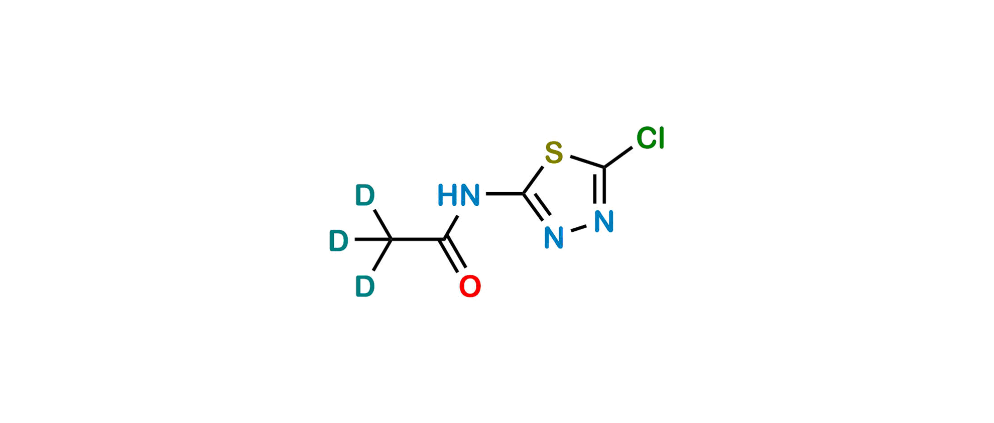 Picture of N-(5-Chloro-1,3,4-Thiadiazol-2-yl)acetamide D3