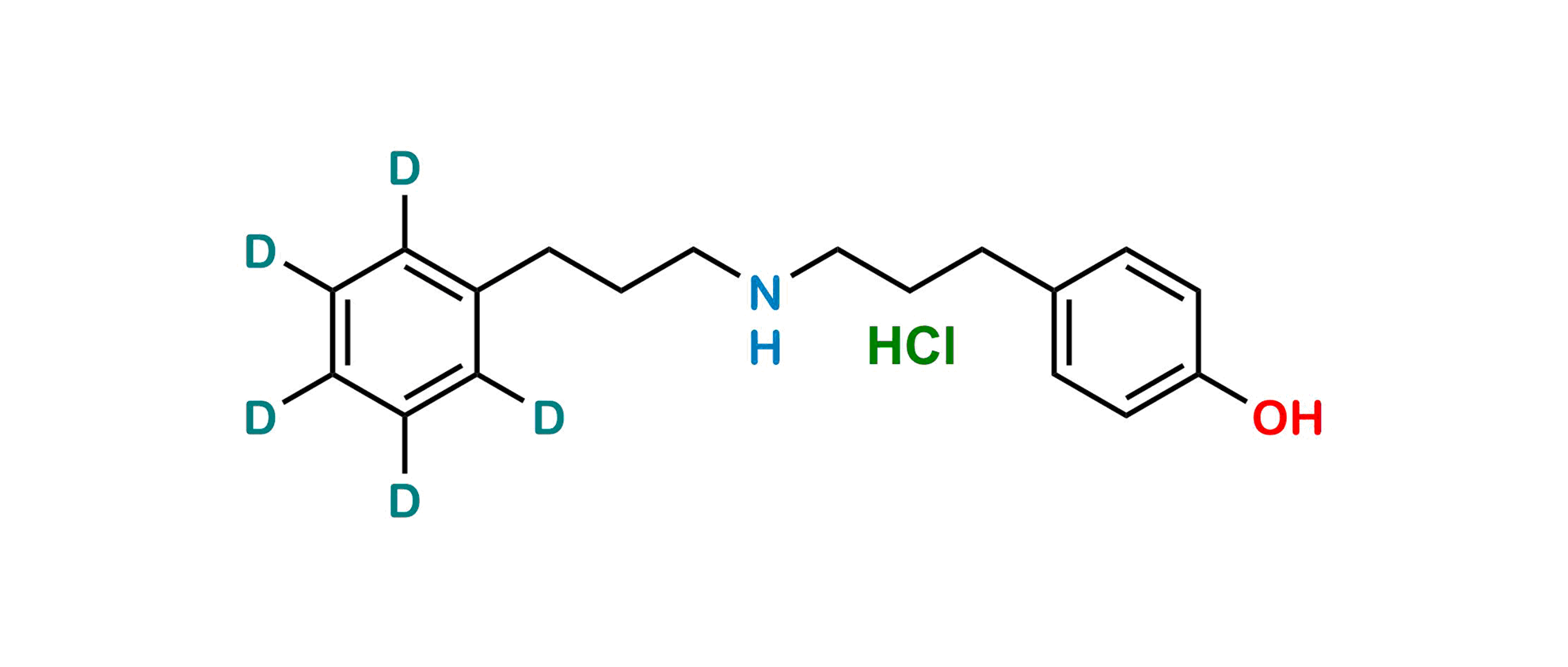 Picture of 4-Hydroxy Alverine-d5 Hydrochloride