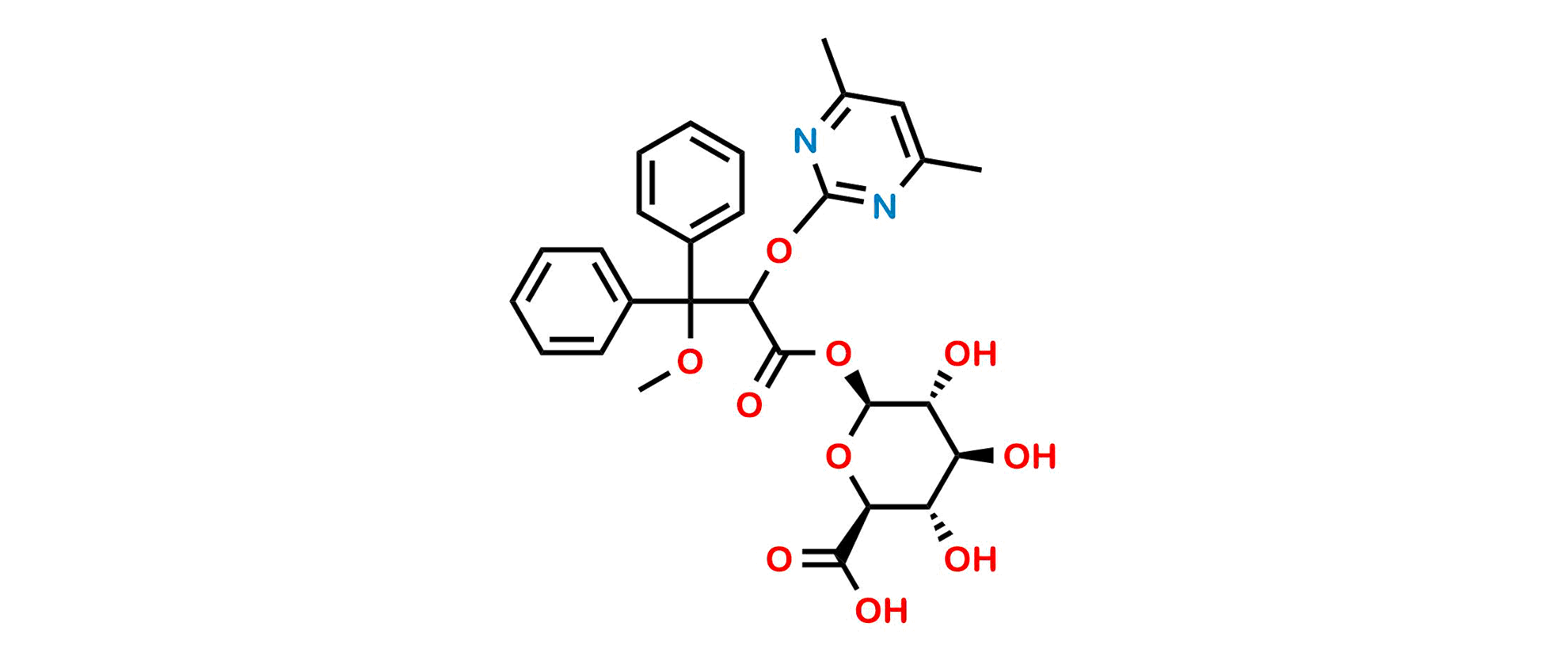 Picture of Ambrisentan Acyl Glucuronide (Mixture of Diastereomers)