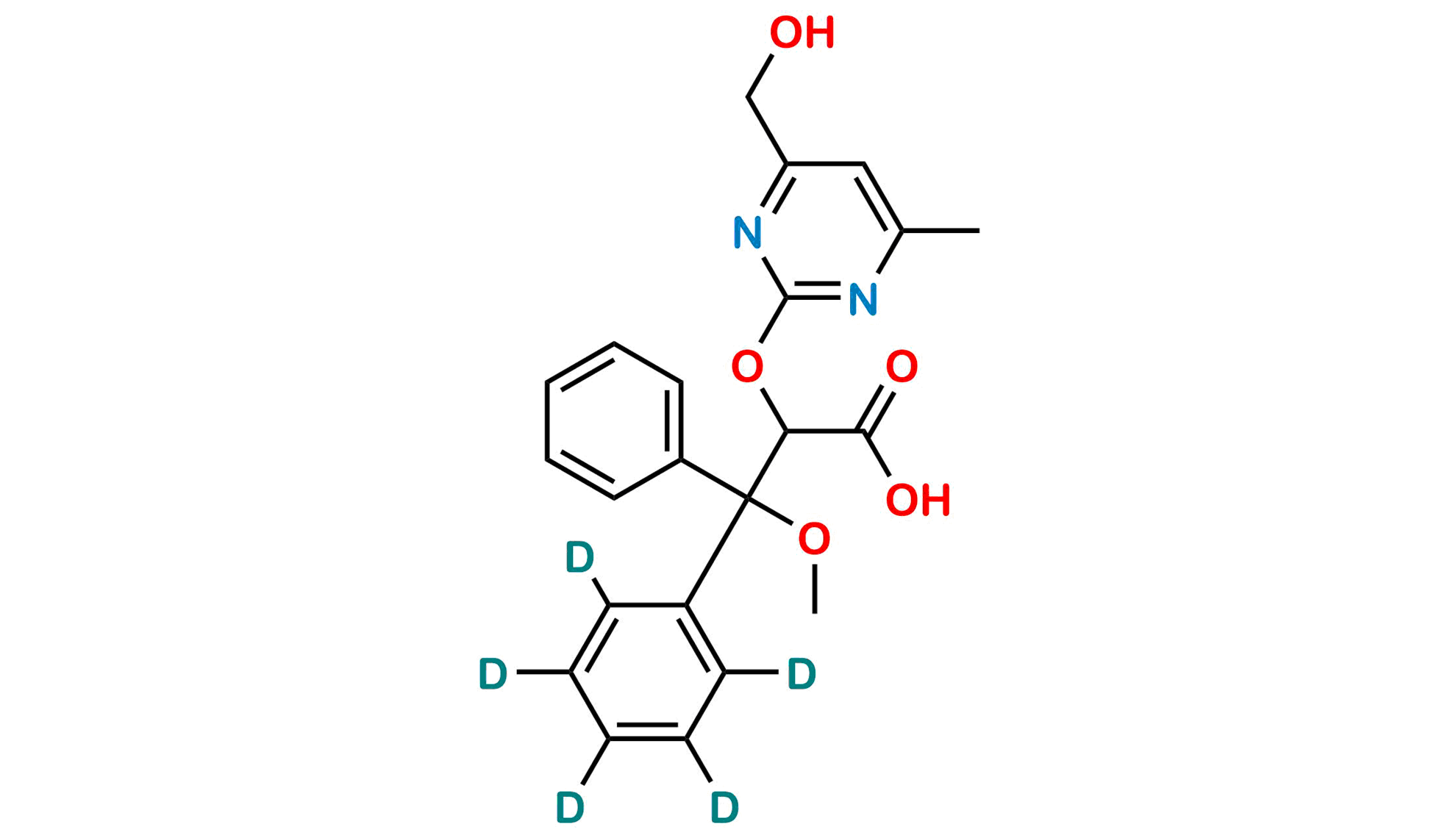 Picture of 4-Hydroxymethyl Ambrisentan D5