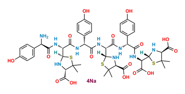 Picture of Amoxicillin Open RIng Trimer Impurity Sodium Salt