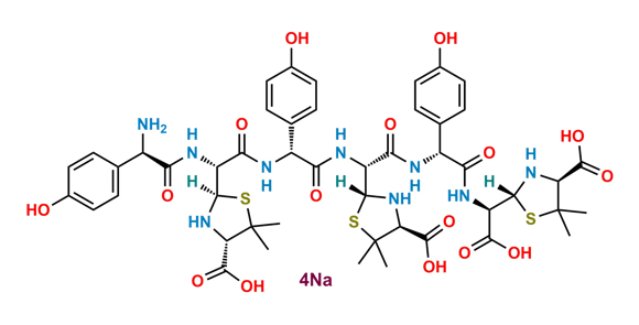 Picture of Amoxicillin Open RIng Trimer Impurity Sodium Salt