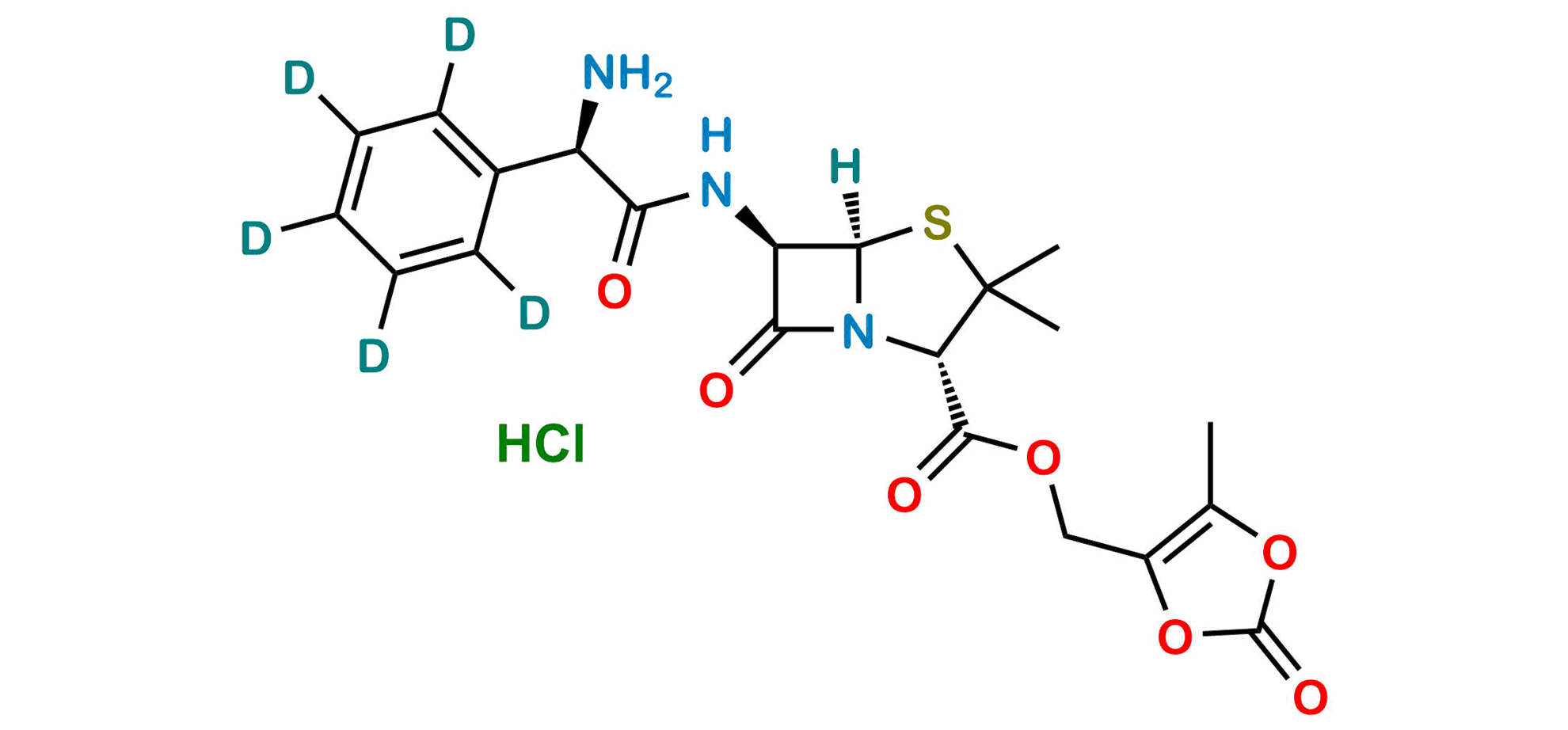 Picture of Lenampicillin D5 Hydrochloride