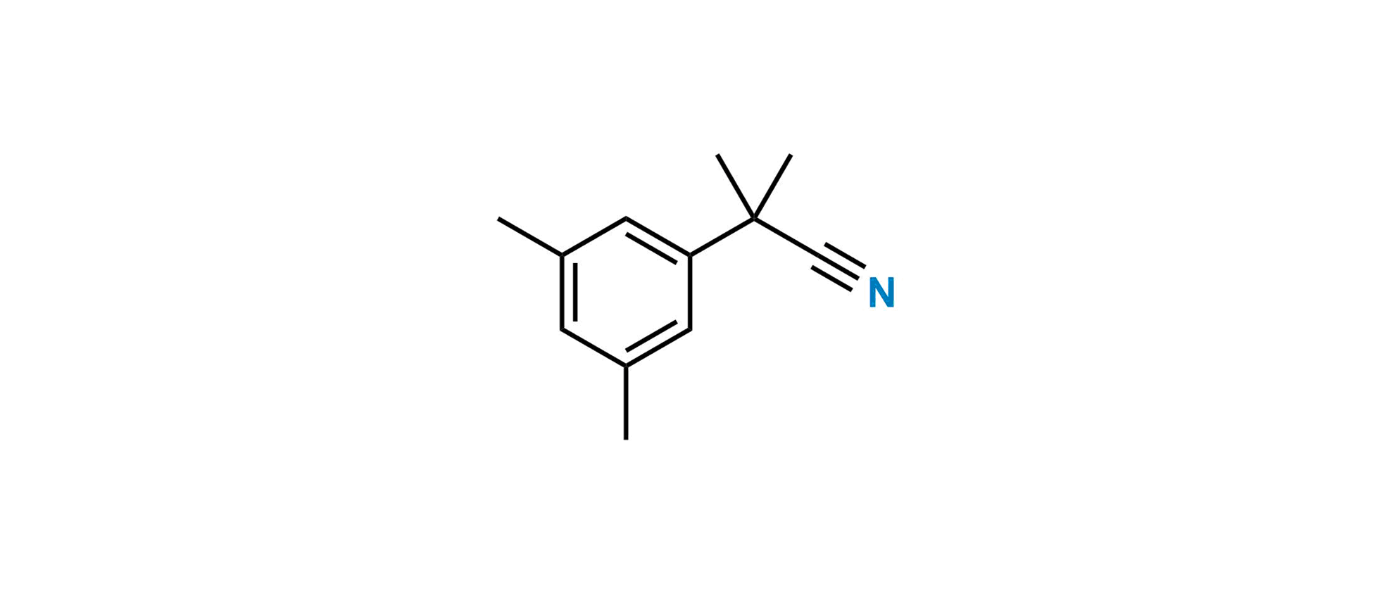 Picture of α,α,3,5-Tetramethyl-Benzeneacetonitrile