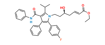 Picture of Atorvastatin 3-Deoxy-Hept-2-Enoic Acid Ethyl Ester 