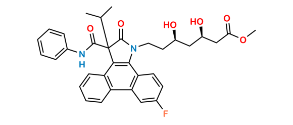 Picture of Atorvastatin Pyrrolidone Phenanthrene Methyl Ester