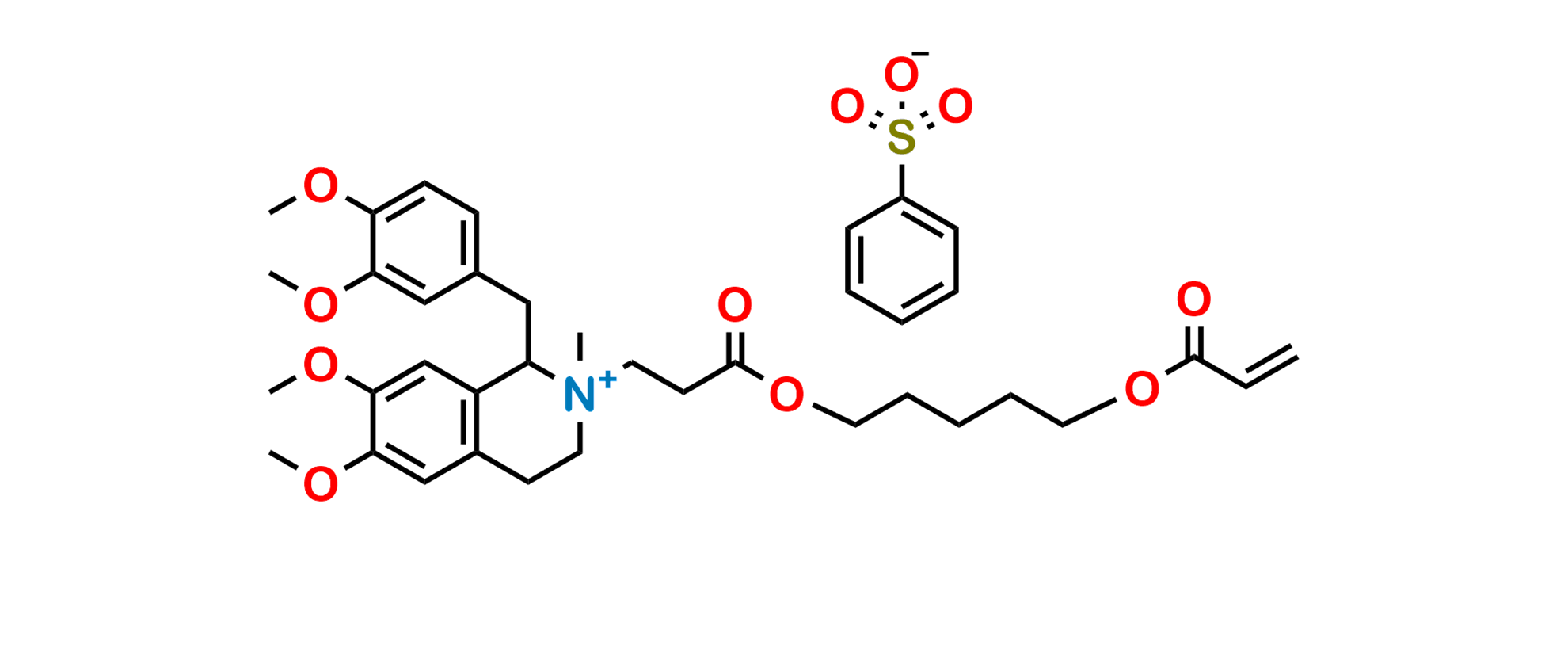 Picture of Atracurium Besilate EP Impurity C (Mixture of Diastereomers)