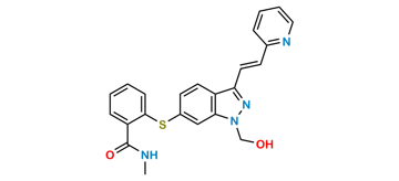 Picture of Axitinib N-Hydroxymethyl Impurity