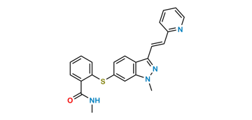 Picture of Axitinib N-Methyl Impurity 