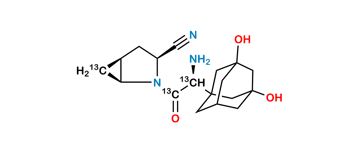 Picture of Hydroxy Saxagliptin-13C3