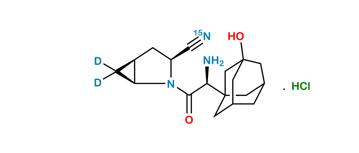 Picture of Saxagliptin-15N,D2 Hydrochloride