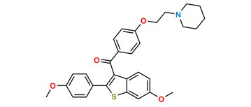 Picture of Raloxifene Dimethoxy Impurity