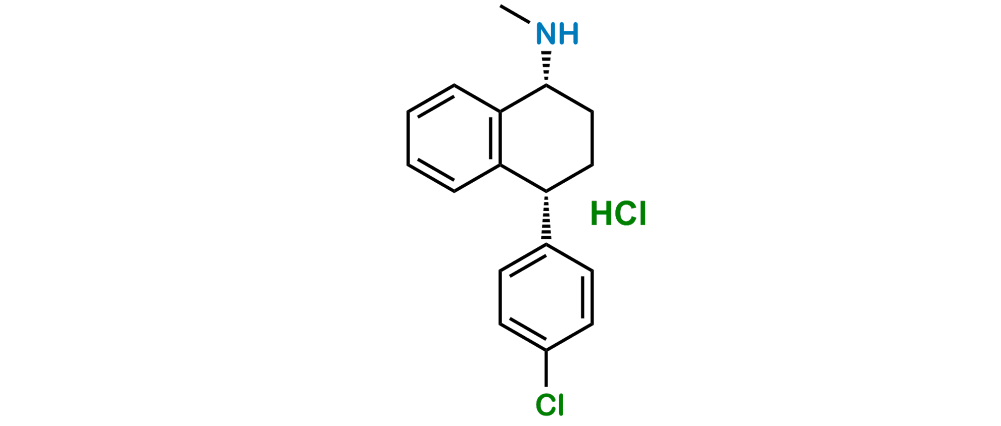 Picture of (1R,4R)-Sertraline 4-Chlorophenyl Impurity HCl