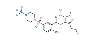 Picture of Desmethyl Sildenafil D3