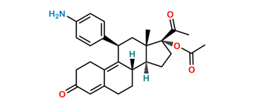 Picture of N,N-Didesmethyl Impurity  Ulipristal Acetate