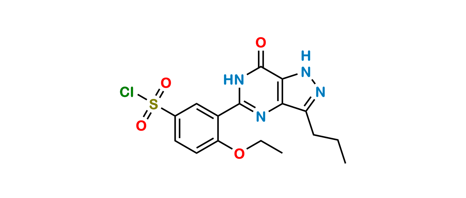 Picture of Des(methylpiperazinyl) Chlorosulfone Impurity