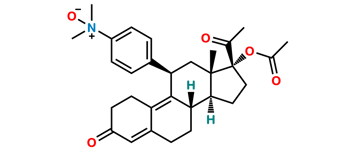 Picture of Ulipristal Acetate N-Oxide Impurity