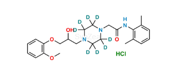 Picture of Ranolazine D8 Hydrochloride