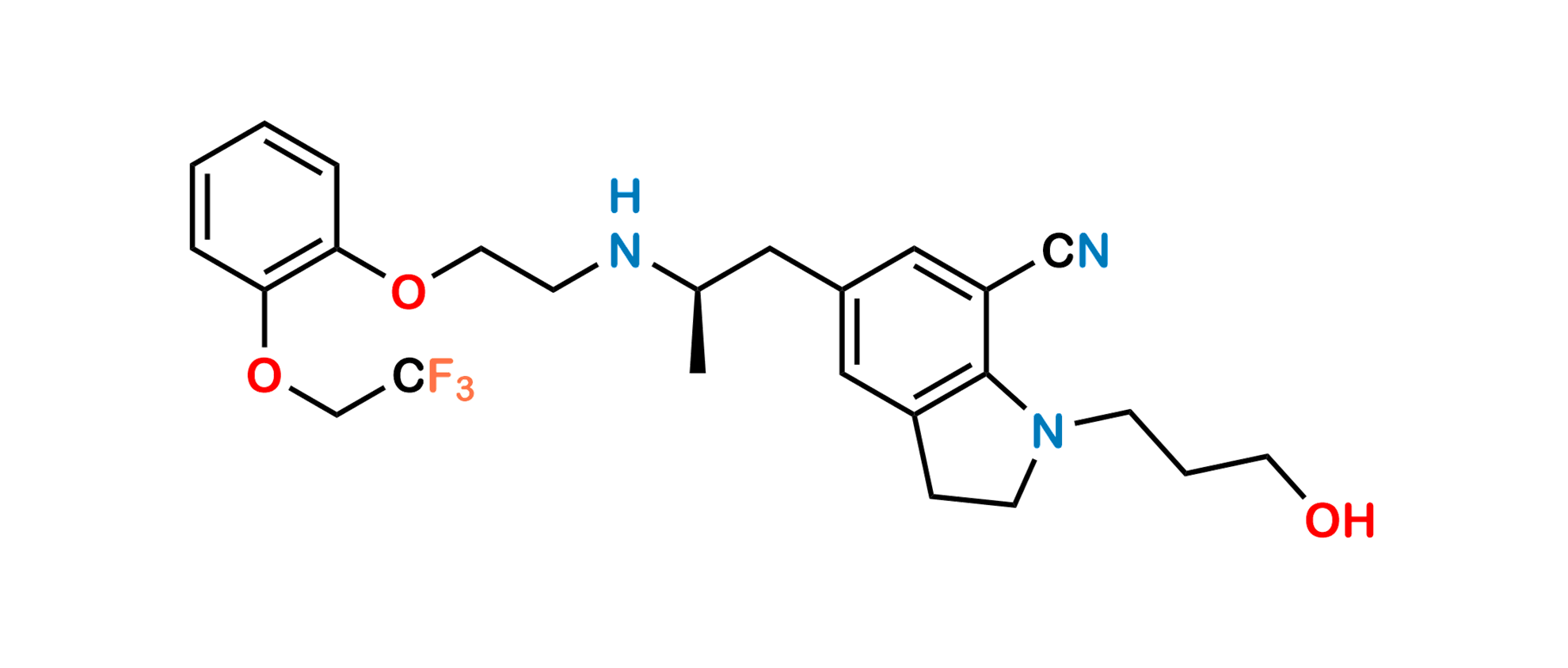 Picture of Silodosin Nitrile Impurity 