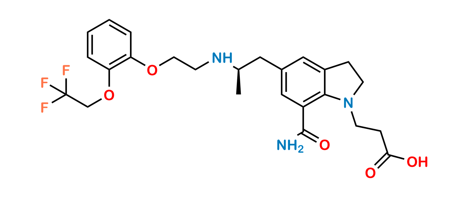 Picture of Silodosin Carboxylic Acid Impurity 