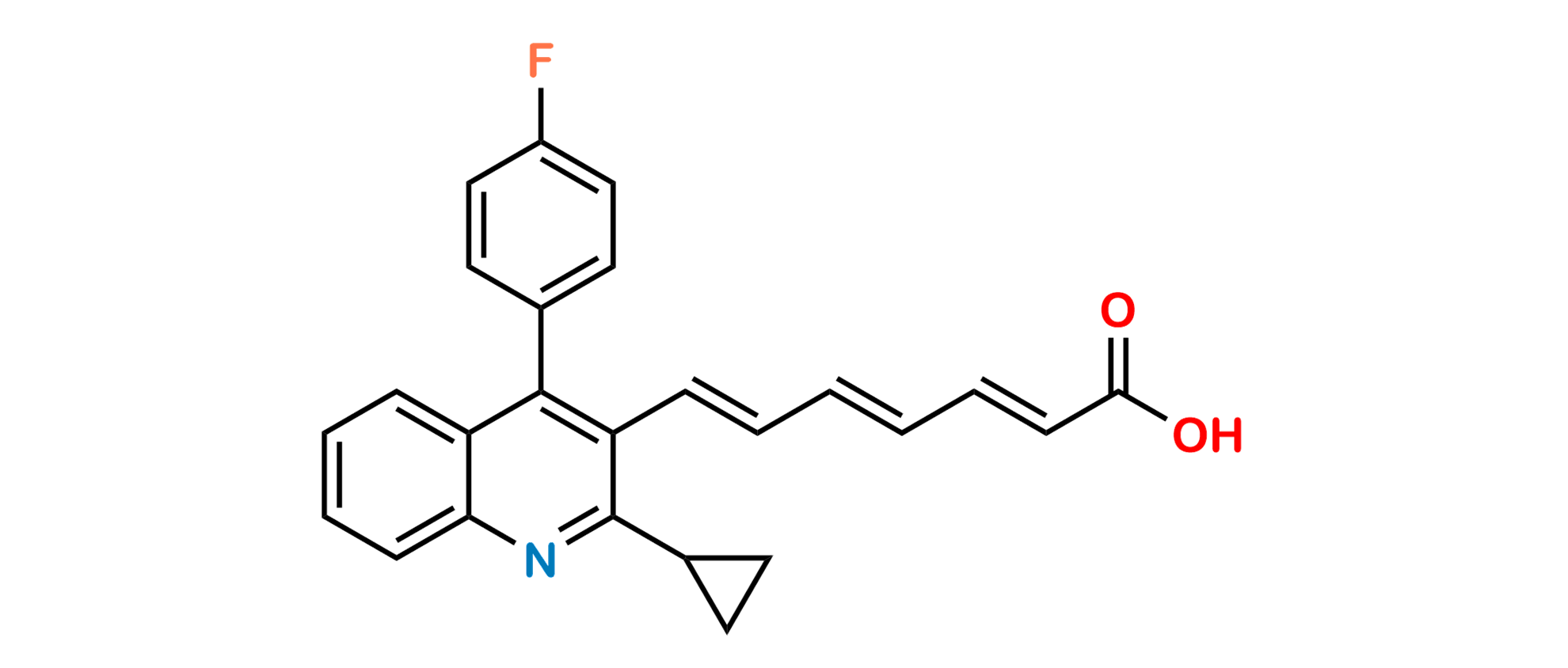 Picture of Pitavastatin 2,4,6-Triene Impurity